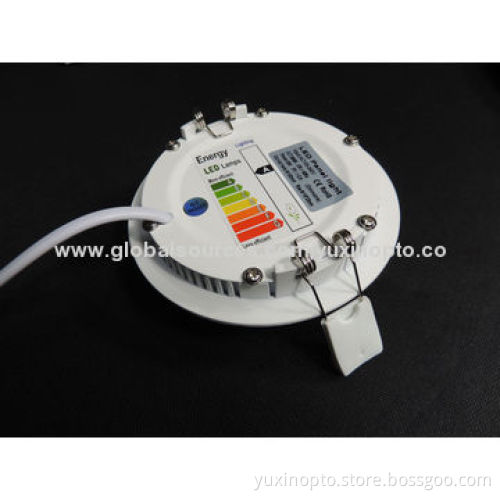 6W Round LED Panel Light, Compliant with RoHS Directive
